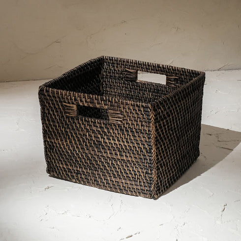Rattan storage baskets - Different sizes and colours! - Coastal Villa Homeware